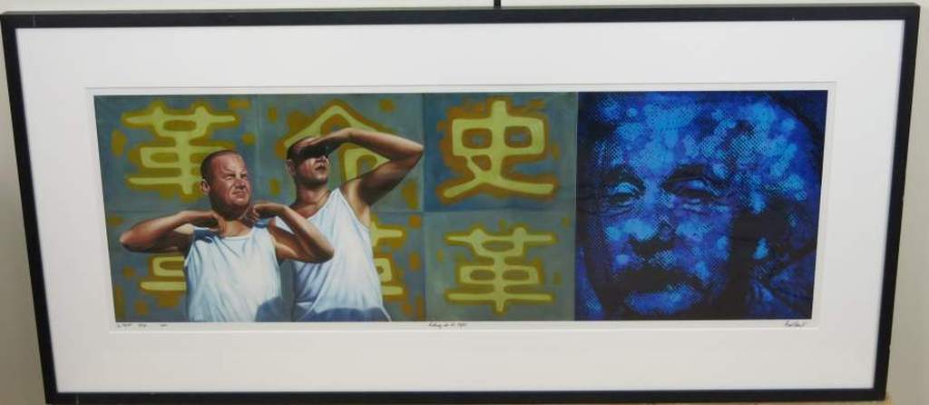 Jan Bollaert: Lambdaprint, Looking into his light - Ingelijst (bijzonder formaat) kopen? Bied vanaf 70!