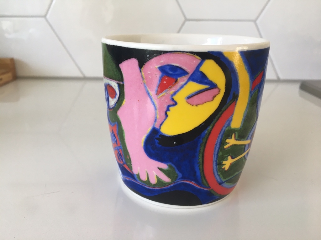 Corneille - twee porseleinen koffiemokken kopen? Bied vanaf 1!