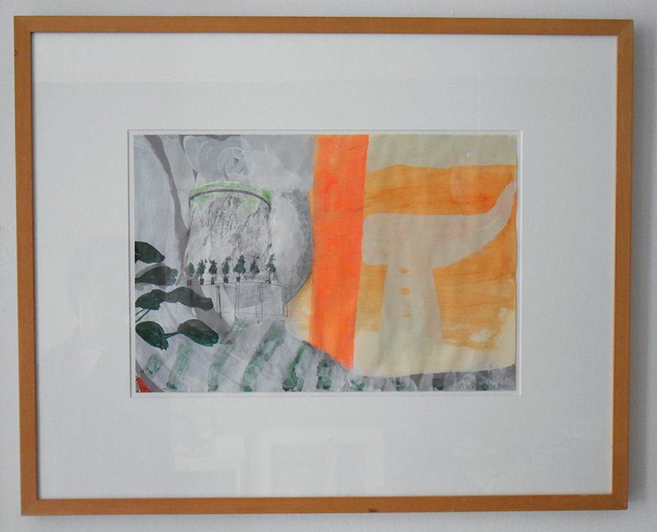 Sandra Kruisbrink, tekening 2000, Z.T. ( Ingelijst) verkocht voor € 140!