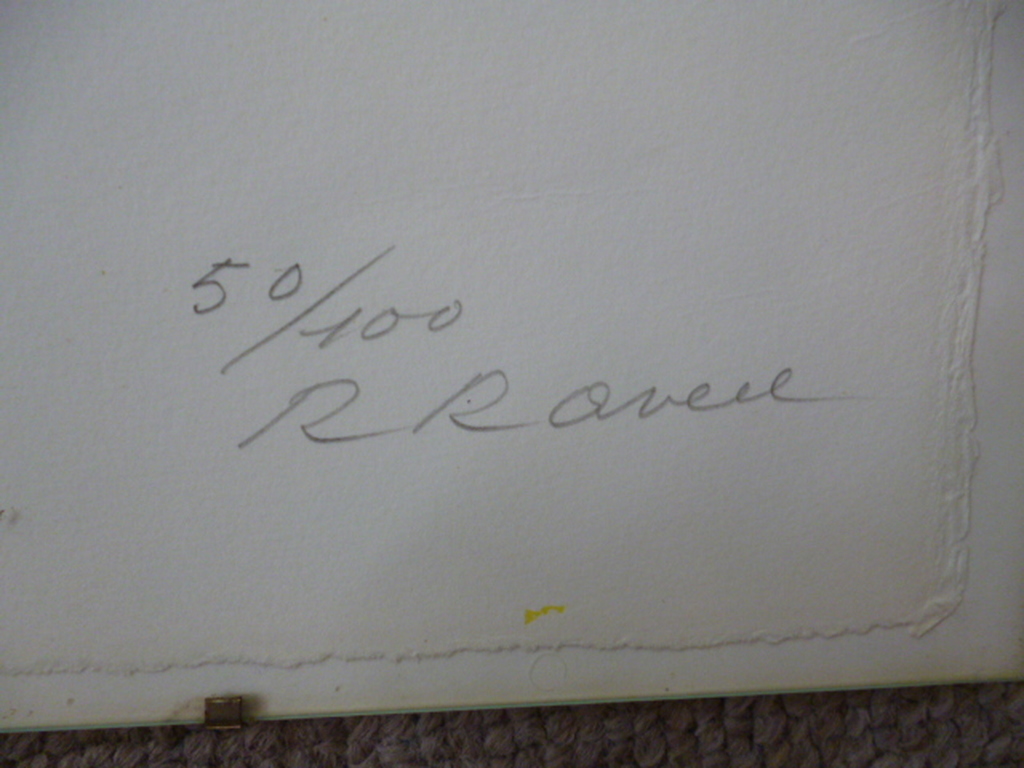 Roger Raveel - kleurenlitho - Man bij muur naar links lopend kopen? Bied vanaf 575!