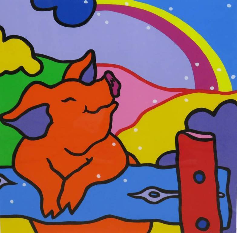 SHUNYAM - Zeefdruk - DAYDREAM - Handgesigneerd verkocht voor € 60!