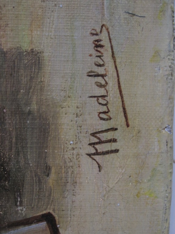 M.Tombu 1897-1996 olieverf "rozen in vaas" stilleven ca, 1930 kopen? Bied vanaf 1!