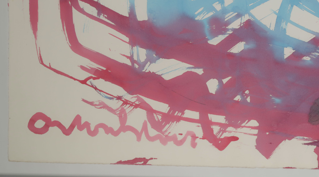 Anton Heyboer: Aquarel, Z.T. - Ingelijst (Groot!) kopen? Bied vanaf 200!