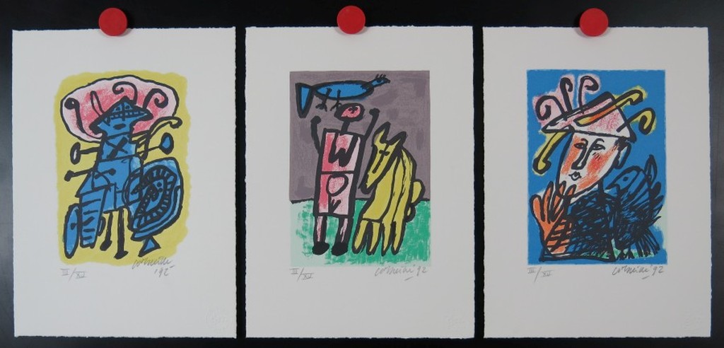 Corneille: 3x Zeefdruk, Portfolio Trois images d'un ete kopen? Bied vanaf 200!