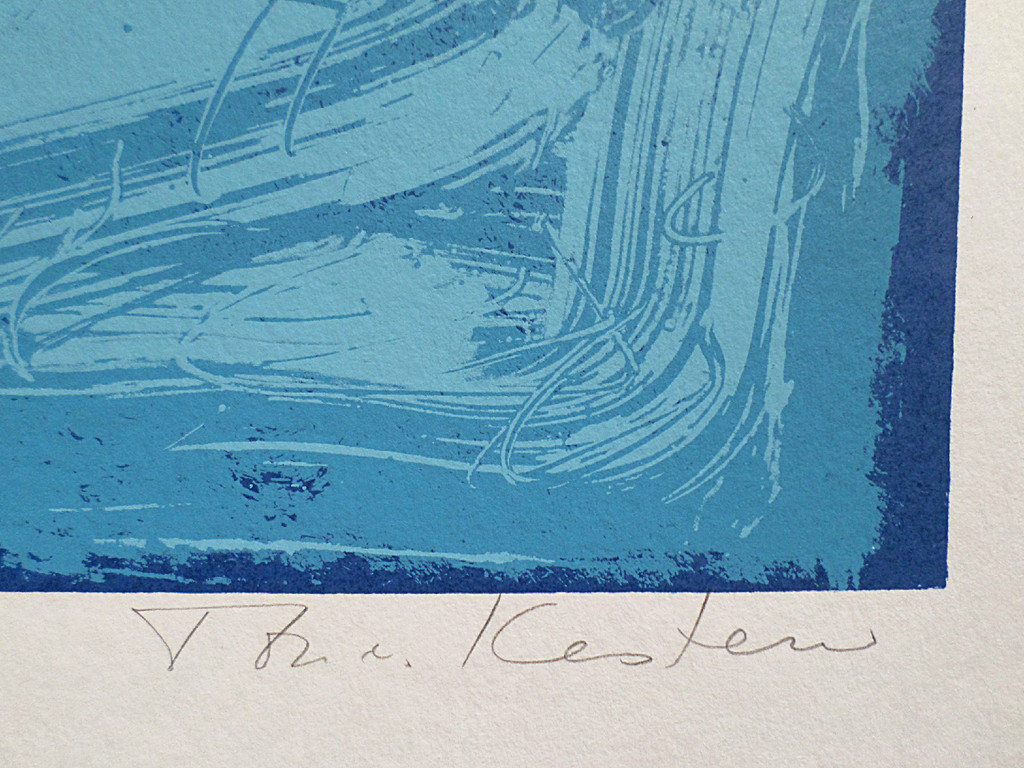 Ton van Kesteren - Abstract, zeefdruk (groot) kopen? Bied vanaf 35!