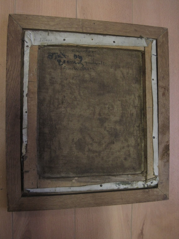 Uniek Amsterdam 1929 "nieuwe Zakelijkheid" olieverf "Appeldief" Louis Schrikkel kopen? Bied vanaf 1!