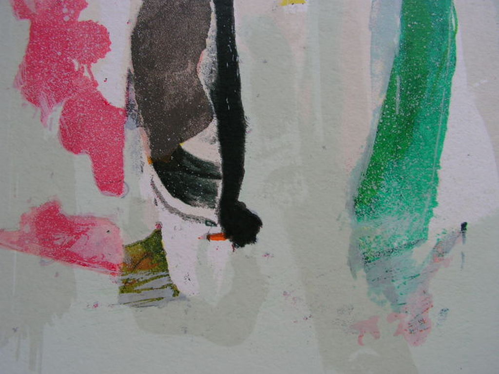 Hans Meyer Petersen - zeefdruk - Abstracte compositie kopen? Bied vanaf 50!