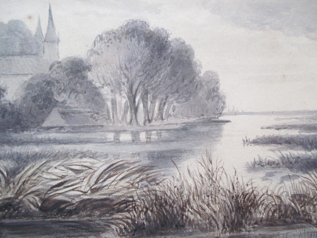 Niet of onleesbaar gesigneerd - Laatste Keer! Onbekend, aquarel,  kopen? Bied vanaf 1!