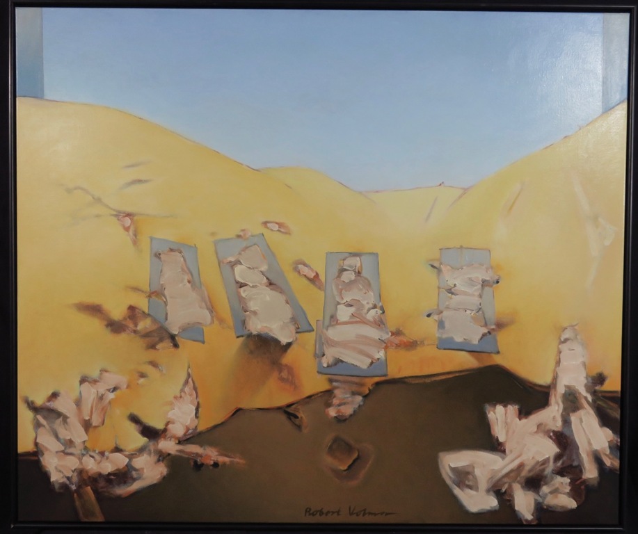 Robert Volmer: Olieverf op doek, Human Landscape - Ingelijst (Groot) kopen? Bied vanaf 300!