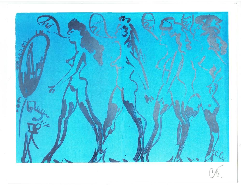 Claes Oldenburg-Litho-Parade of Women-Gesigneerd kopen? Bied vanaf 1!