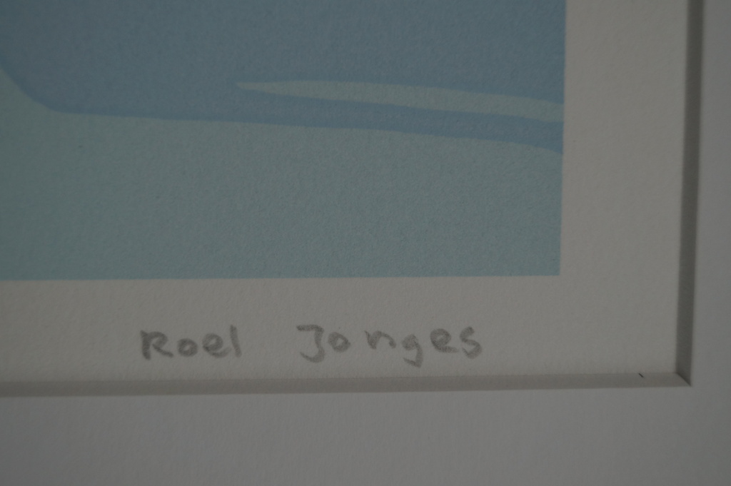 Roel Jonges - gesigneerde zeefdruk - 50 ex. kopen? Bied vanaf 40!