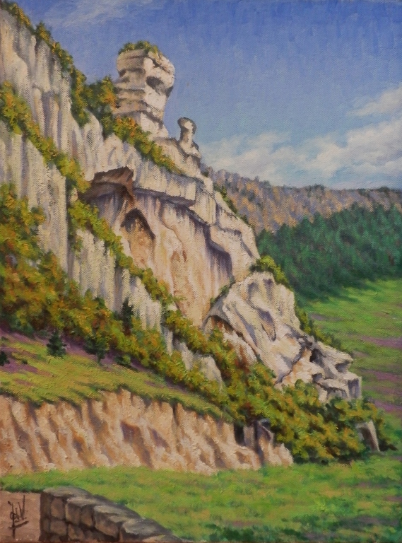 JAN PHILIPPUS AUGUSTUS DE VRIES Olieverf op doek  PROVENCE  Handgesigneerd kopen? Bied vanaf 45!