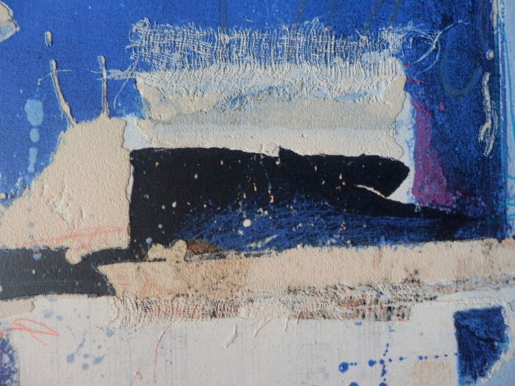 RON vd WERF   Gemengde techniek op gesigneerde Zeefdruk  PRELUDE II kopen? Bied vanaf 45!