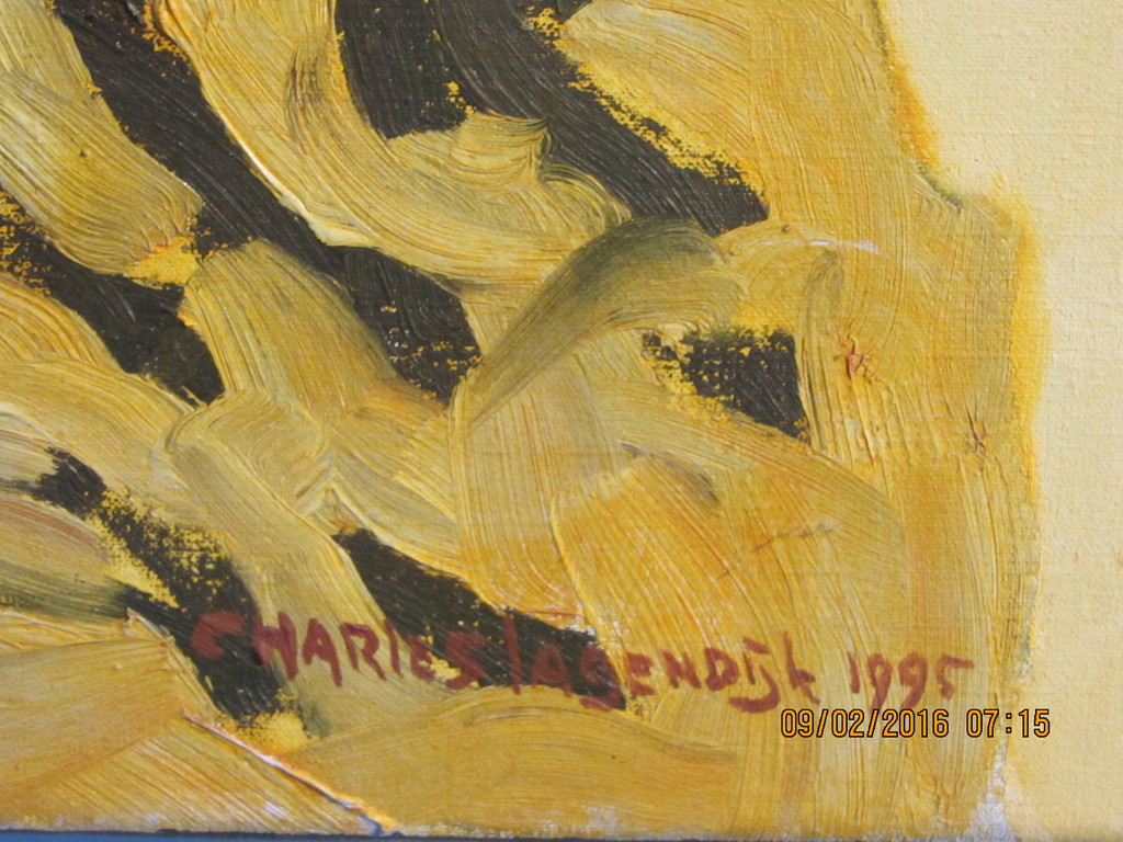 Charles Lagendijk Olieverf/acryl op doek Titel symphonie fantastique uit 1995. kopen? Bied vanaf 5!