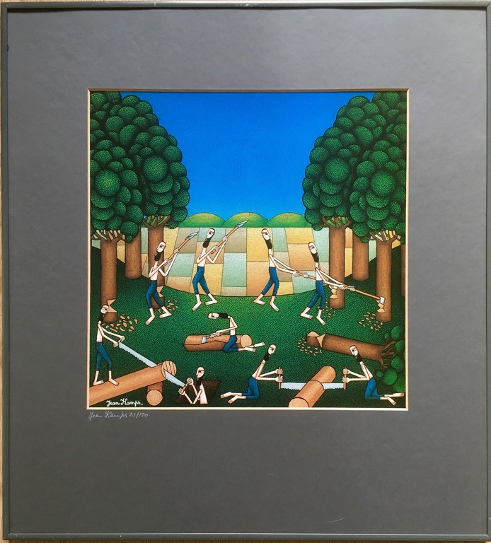 Jean Kamps - gesigneerde zeefdruk - oplage 150 ex. - 1989. kopen? Bied vanaf 4!