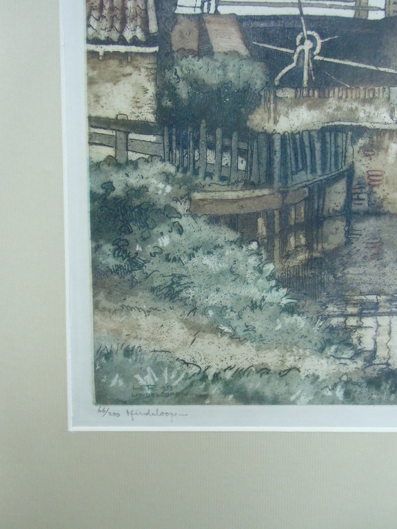 SLUISWACHTERSWONING HINDELOOPEN // KLEURETS VAN H.E. ROODENBURG kopen? Bied vanaf 100!