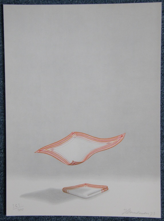 Jeroen Henneman: Zeefdruk, genummerd en met potlood gesigneerd verkocht voor € 85!