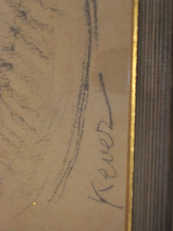 Hein Kever 1854-1922 "mama schilt appel" houtskooltekening ca. 1900 gesigneerd  kopen? Bied vanaf 1!