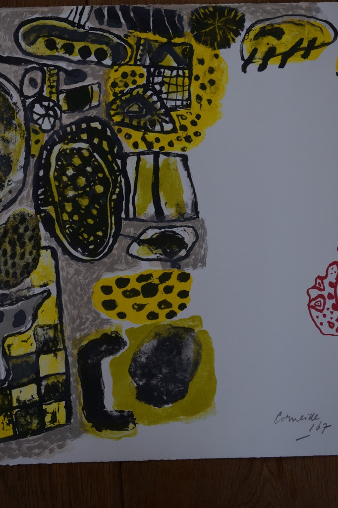 Corneille - Kleurenlitho - Femme de Nuit et d'aube - 1967 kopen? Bied vanaf 350!