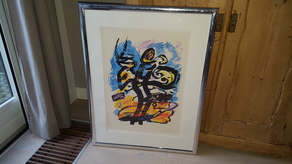 Kees Salentijn (1947) - litho (groot), gesigneerd en ingelijst  kopen? Bied vanaf 89!