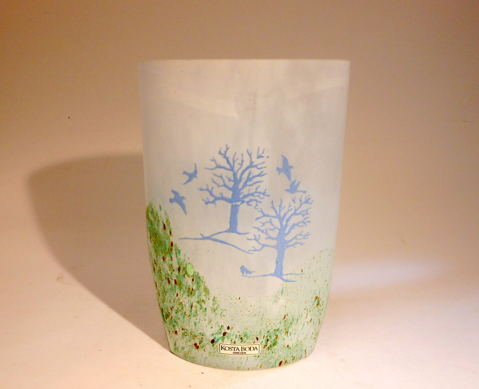 Kjell Engman / Kosta Boda - vaas Autumn & Spring kopen? Bied vanaf 10!