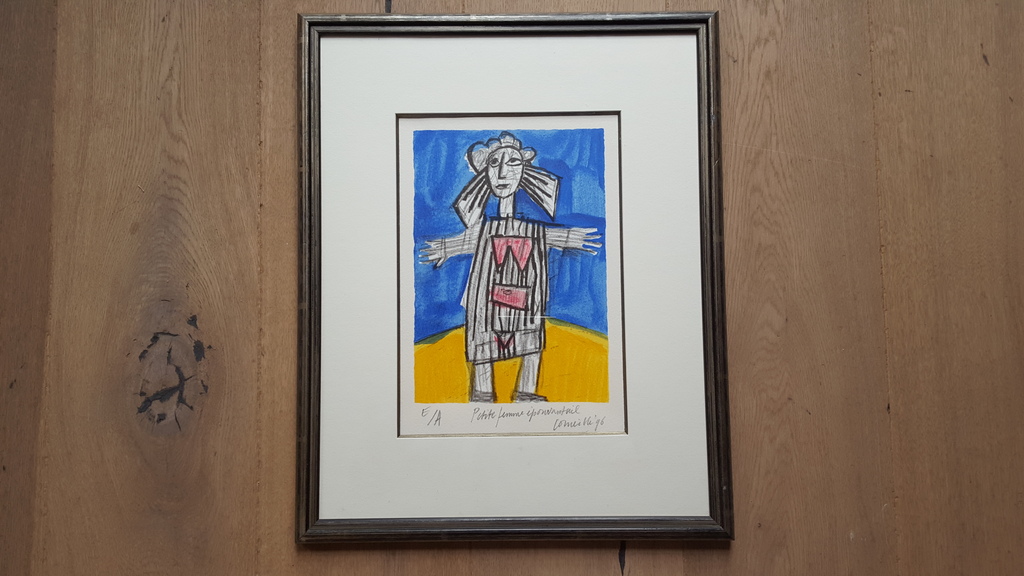 Corneille - Litho E/A, gesigneerd en gedateerd '96, mooi ingelijst kopen? Bied vanaf 175!