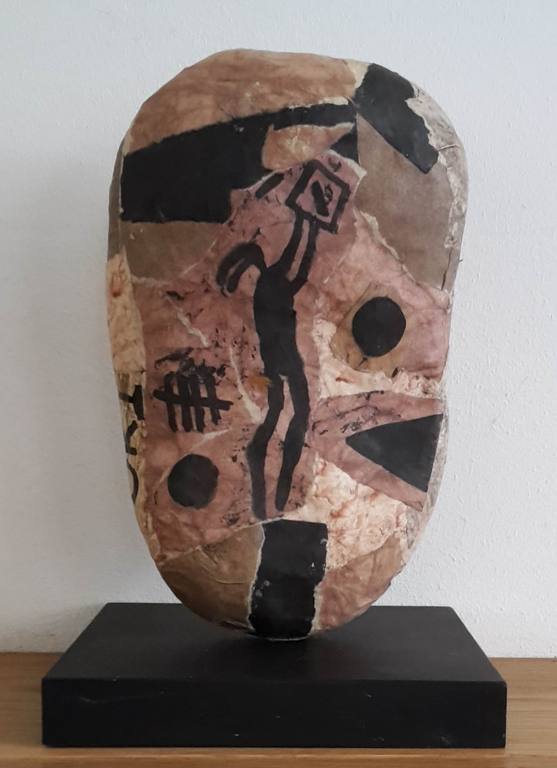 Ferenc Gogos, beschilderde steen, zonder titel  kopen? Bied vanaf 120!