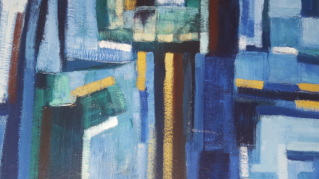 Piet Middelhoek - olieverf op doek, gesigneerd m.o. en gedateerd '70 kopen? Bied vanaf 229!