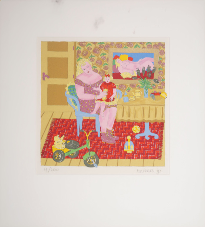 Barbara Jonk: Zeefdruk, Z.T.  kopen? Bied vanaf 20!