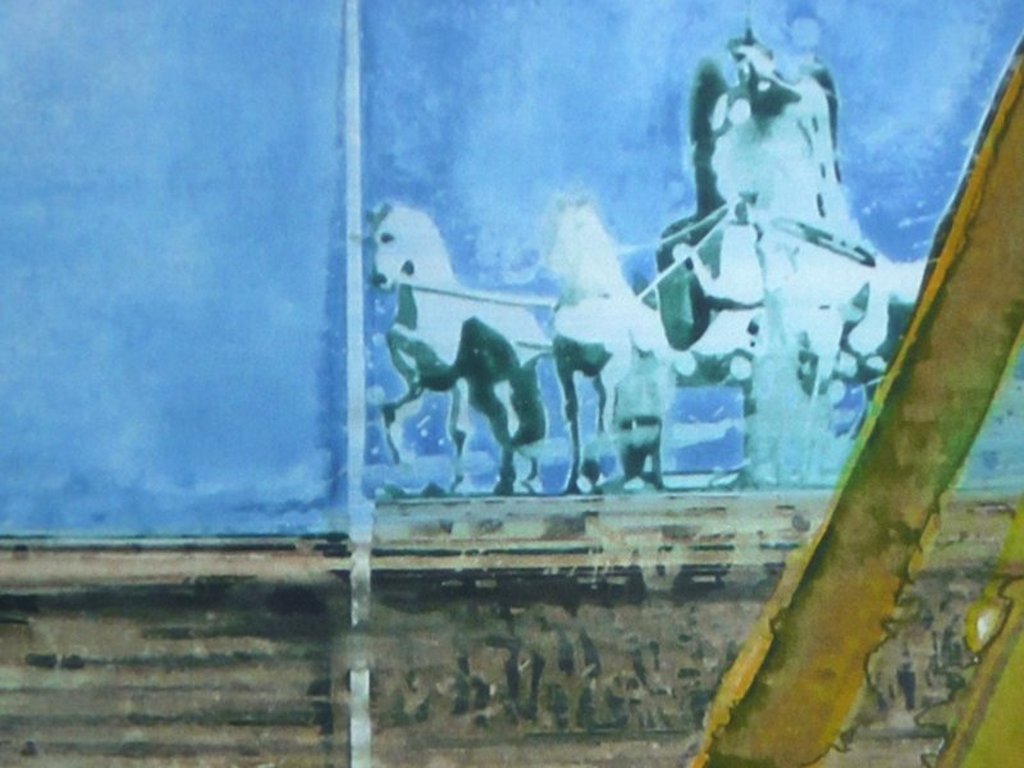 Gottfried Salzmann (1943) - Giclee Brandenburger Tor (2013) 25 ex. kopen? Bied vanaf 99!