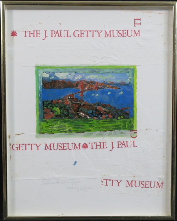 Meertje Kaal: Collage en Acryl,The J. Paul Getty Museum San Francisco- Ingelijst kopen? Bied vanaf 1!