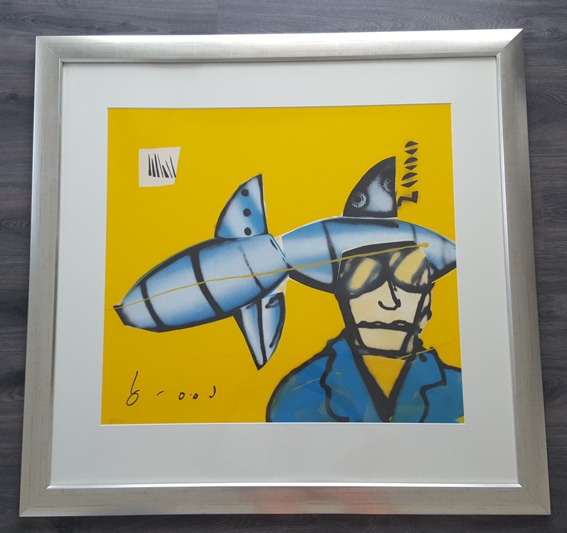 Herman Brood: zeefdruk, Rocket Scientist kopen? Bied vanaf 300!