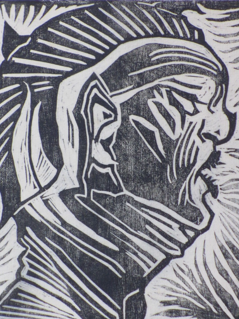 Edith Pijpers, Karikatuur, Houtsnede kopen? Bied vanaf 1!