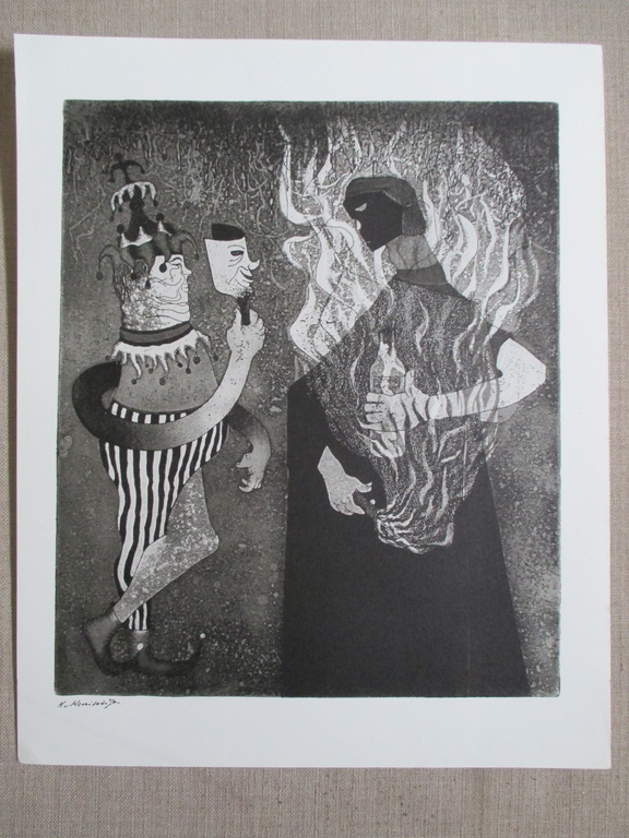 Harry van Kruiningen, vier litho's "Edgar Allan Poe" kopen? Bied vanaf 100!