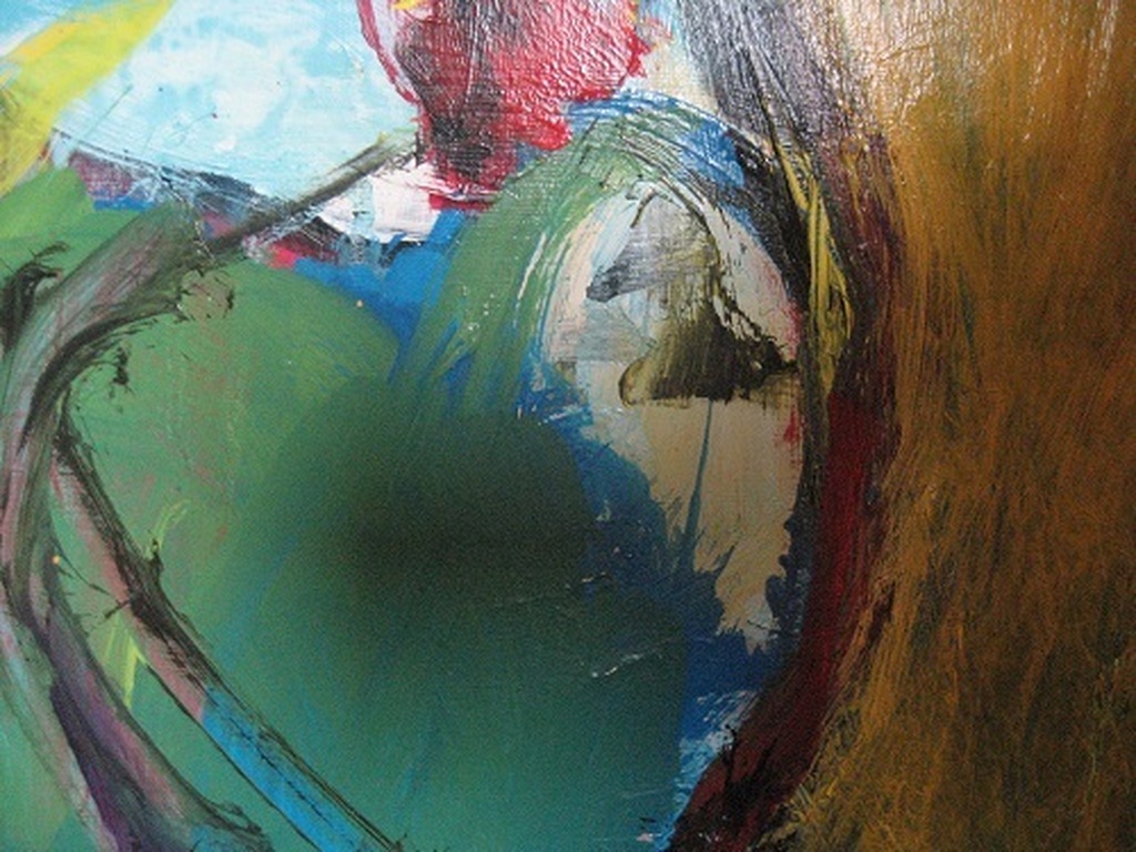 Jos van Beek acryl op paneel Formidabele kracht kopen? Bied vanaf 150!