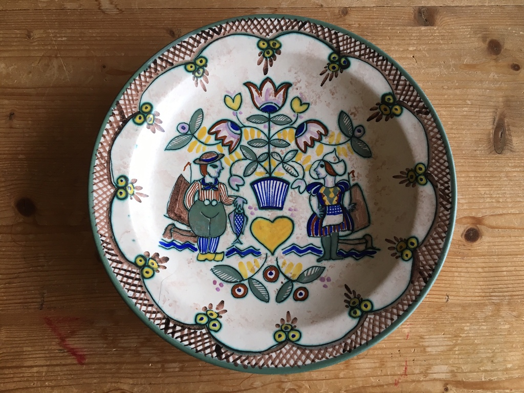 Goedewaagen Gouda - Groot wandbord decor Monika kopen? Bied vanaf 1!