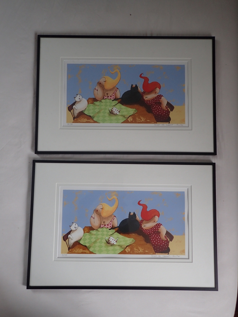 Susan de Waardt - Susan de Waardt-Ruiter 41 bij 61 cm oplage 17/75 kopen? Bied vanaf 35!