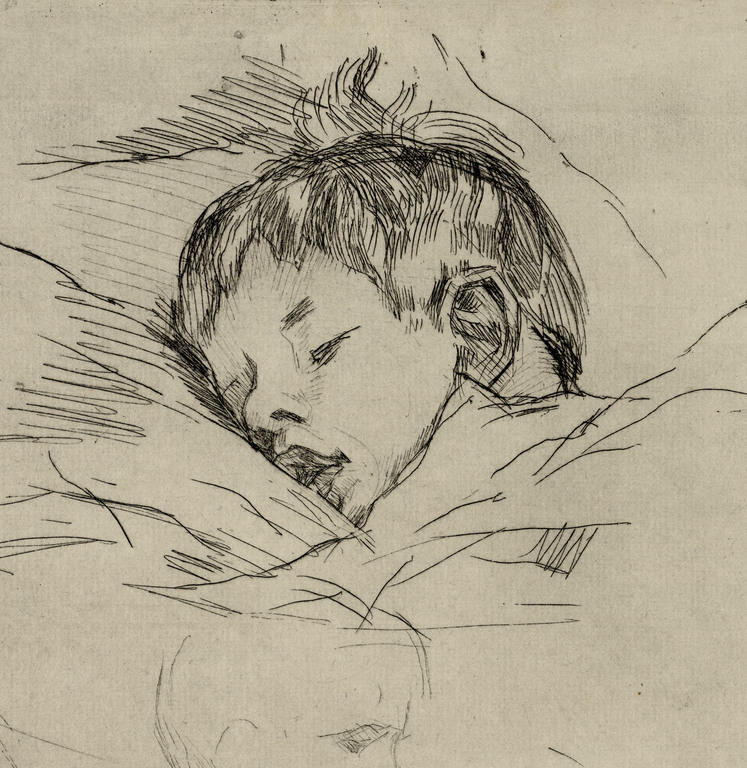 Antoon Derkzen van Angeren - Antoon Derkzen van Angeren - Kinderen, 1915 - Ets proefdruk kopen? Bied vanaf 110!