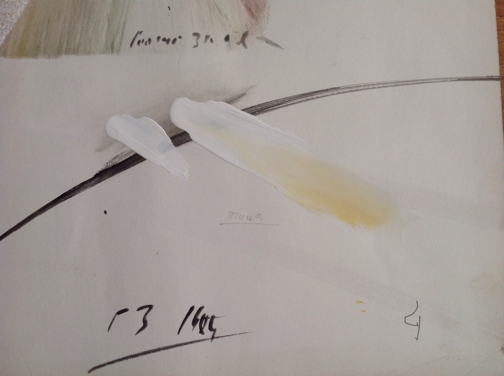 Gesigneerd , verf op papier kopen? Bied vanaf 1!