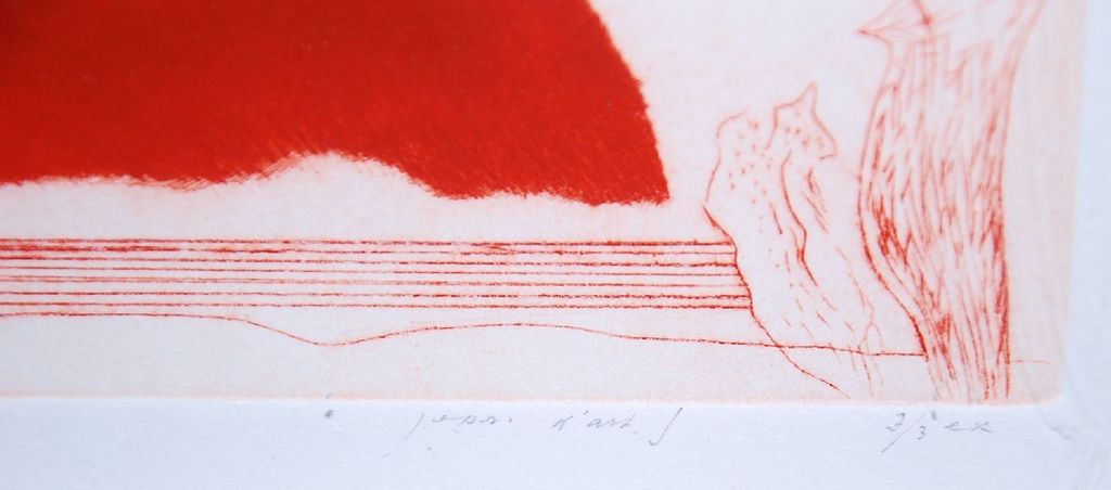 Ko Oosterkerk: Kleurenets. De tijd verstrijkt. Ingelijst. kopen? Bied vanaf 70!