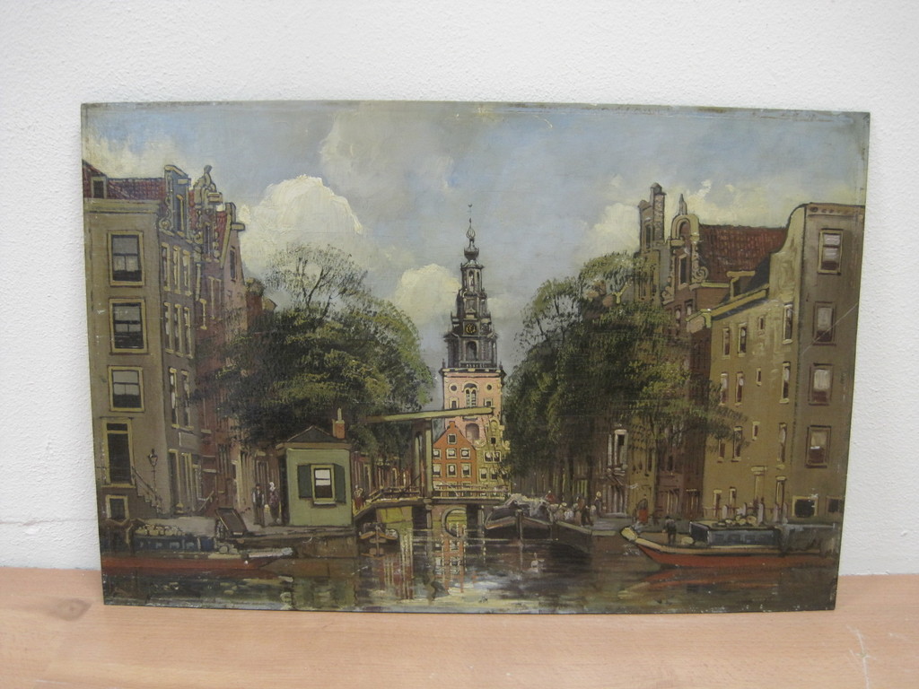 J.H.Melcher Tilmes 1847-1920 Amsterdam Zuiderkerk Groenburgwal 1880 verkocht voor € 150!