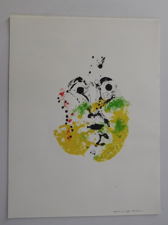 Jef Diederen, Mooi Hoofd, 3 zeefdrukken 1996, gesigneerd en genummerd 83/100 kopen? Bied vanaf 275!