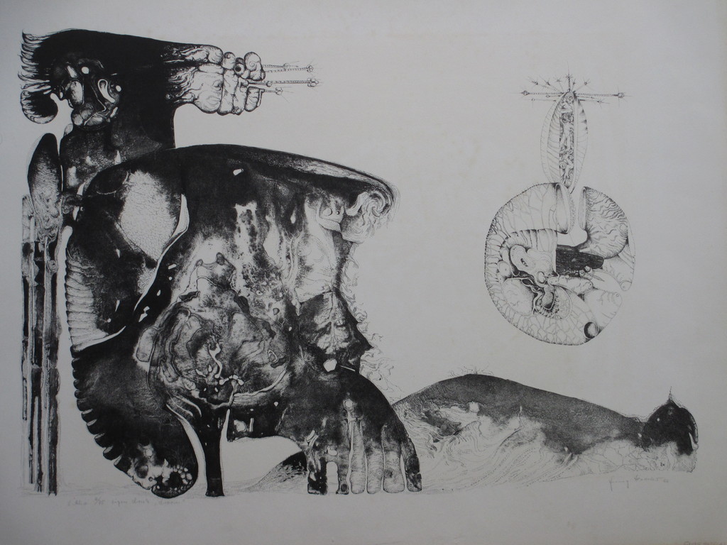 Georg Hadeler, Droom, Litho verkocht voor € 50!