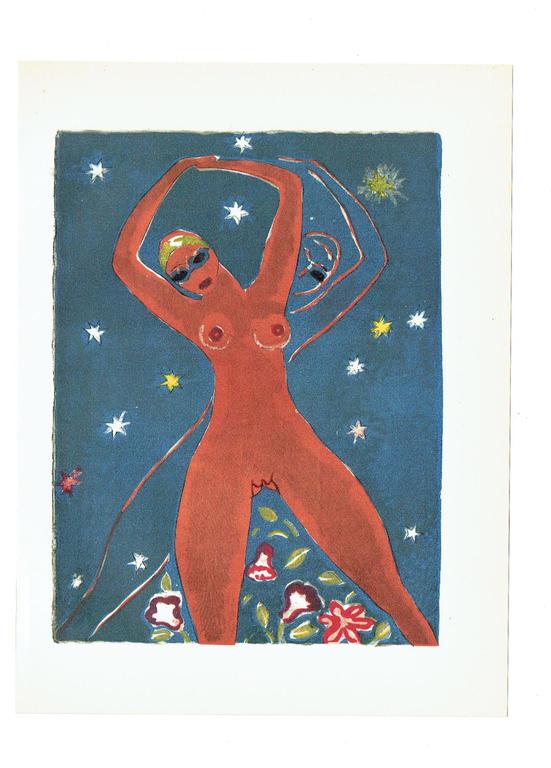Kees van Dongen, Originele houtgravure uit 1955-" La Nuit " kopen? Bied vanaf 75!