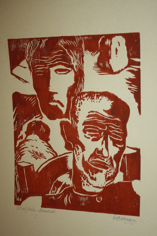 AD BEEKMANS  - LINOSNEDE ARMOEDE 1933 kopen? Bied vanaf 1!