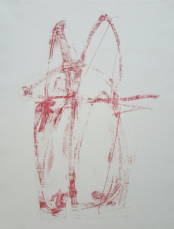 Onbekende signatuur, kleurenets, "Na de zomer" kopen? Bied vanaf 25!