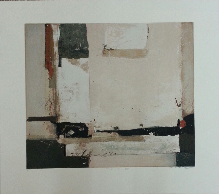 Ron van de Werf, zeefdruk op papier, "Terra I" verkocht voor € 50!