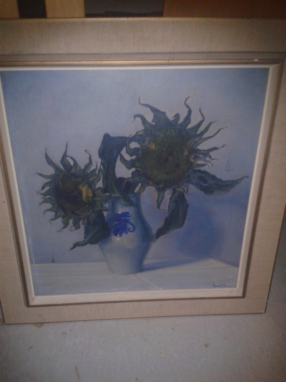 Schilderij 1921- Gesigneerd 'Hussem' =mogelijk Willem Hussem kopen? Bied vanaf 145!