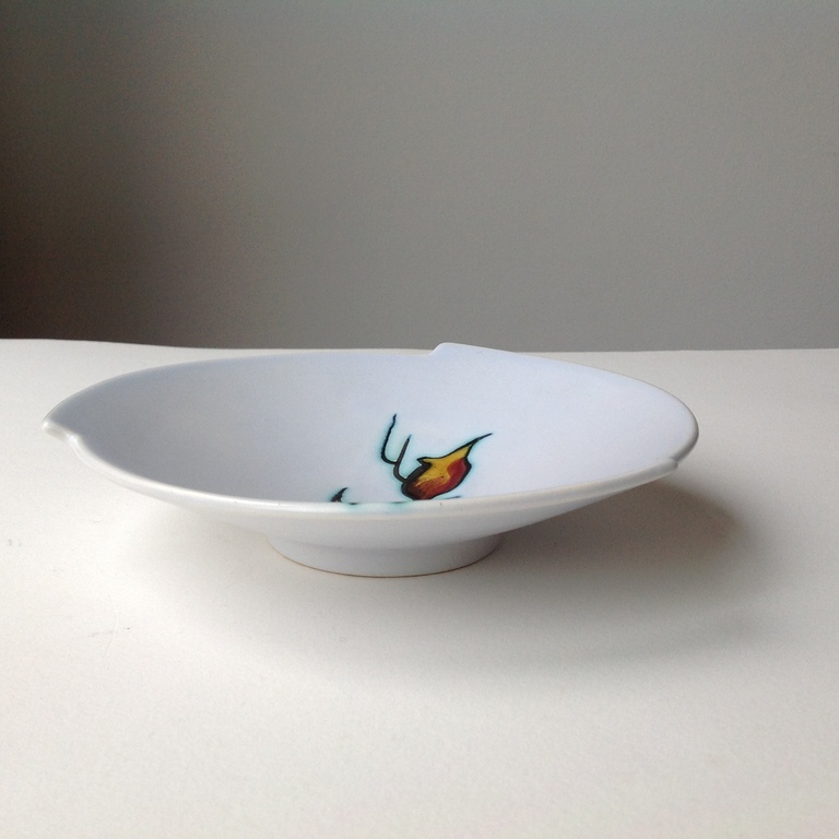 Schaaltje Flora Gouda Holland    Paola 1501,  jaren '60 kopen? Bied vanaf 10!