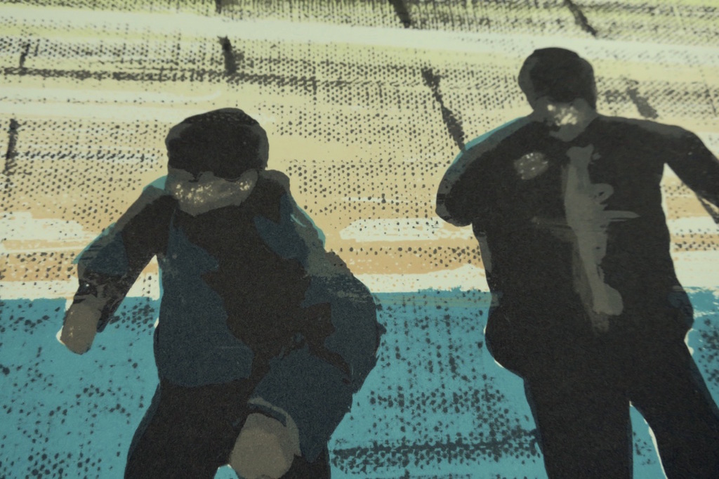 Koen Vermeule: Zeefdruk, Twee jongens kopen? Bied vanaf 60!